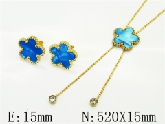 HY Wholesale Jewelry Set 316L Stainless Steel jewelry Set Fashion Jewelry-HY62S0540NR