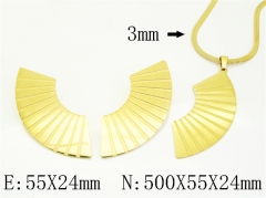 HY Wholesale Jewelry Set 316L Stainless Steel jewelry Set Fashion Jewelry-HY26S0122HIW