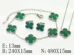 HY Wholesale Jewelry Set 316L Stainless Steel jewelry Set Fashion Jewelry-HY35S0075HIG