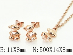 HY Wholesale Jewelry Set 316L Stainless Steel jewelry Set Fashion Jewelry-HY64S1441HLS