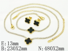 HY Wholesale Jewelry Set 316L Stainless Steel jewelry Set Fashion Jewelry-HY59S2607II5