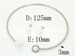 HY Wholesale Jewelry Set 316L Stainless Steel jewelry Set Fashion Jewelry-HY59S2630HMS