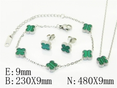 HY Wholesale Jewelry Set 316L Stainless Steel jewelry Set Fashion Jewelry-HY35S0081HIY