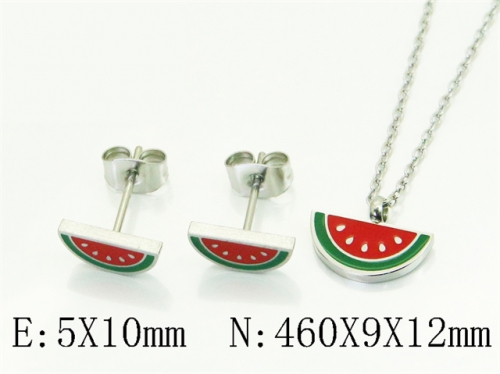 HY Wholesale Jewelry Set 316L Stainless Steel jewelry Set Fashion Jewelry-HY25S0799HSS