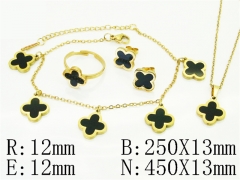 HY Wholesale Jewelry Set 316L Stainless Steel jewelry Set Fashion Jewelry-HY35S0092HIF