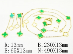 HY Wholesale Jewelry Set 316L Stainless Steel jewelry Set Fashion Jewelry-HY35S0117HOA