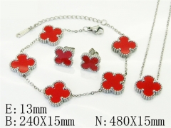 HY Wholesale Jewelry Set 316L Stainless Steel jewelry Set Fashion Jewelry-HY35S0073HIC