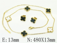 HY Wholesale Jewelry Set 316L Stainless Steel jewelry Set Fashion Jewelry-HY35S0055BOL