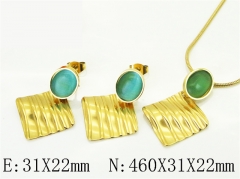 HY Wholesale Jewelry Set 316L Stainless Steel jewelry Set Fashion Jewelry-HY32S0248HJT