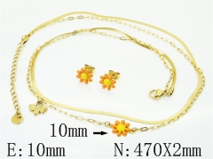 HY Wholesale Jewelry Set 316L Stainless Steel jewelry Set Fashion Jewelry-HY30S0263HNX