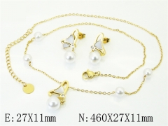 HY Wholesale Jewelry Set 316L Stainless Steel jewelry Set Fashion Jewelry-HY32S0239HKX