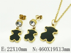 HY Wholesale Jewelry Set 316L Stainless Steel jewelry Set Fashion Jewelry-HY80S0204XNL