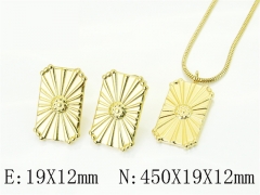 HY Wholesale Jewelry Set 316L Stainless Steel jewelry Set Fashion Jewelry-HY92S0231HIE