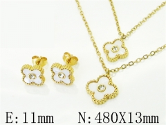 HY Wholesale Jewelry Set 316L Stainless Steel jewelry Set Fashion Jewelry-HY62S0573OD