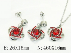 HY Wholesale Jewelry Set 316L Stainless Steel jewelry Set Fashion Jewelry-HY80S0188HIL