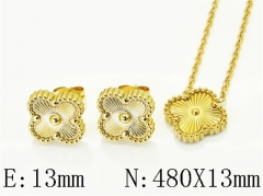 HY Wholesale Jewelry Set 316L Stainless Steel jewelry Set Fashion Jewelry-HY35S0064XKL