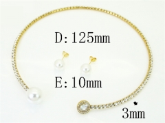 HY Wholesale Jewelry Set 316L Stainless Steel jewelry Set Fashion Jewelry-HY59S2619HOV