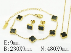 HY Wholesale Jewelry Set 316L Stainless Steel jewelry Set Fashion Jewelry-HY35S0085HIS