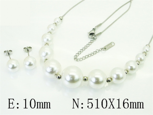 HY Wholesale Jewelry Set 316L Stainless Steel jewelry Set Fashion Jewelry-HY59S2590NL