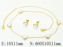 HY Wholesale Jewelry Set 316L Stainless Steel jewelry Set Fashion Jewelry-HY32S0236HKC