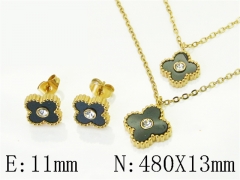 HY Wholesale Jewelry Set 316L Stainless Steel jewelry Set Fashion Jewelry-HY62S0574OF