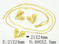 HY Wholesale Jewelry Set 316L Stainless Steel jewelry Set Fashion Jewelry-HY30S0262IHF