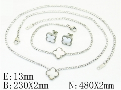 HY Wholesale Jewelry Set 316L Stainless Steel jewelry Set Fashion Jewelry-HY59S2604ICL