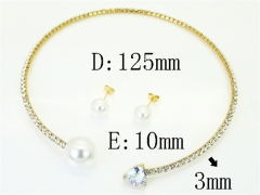 HY Wholesale Jewelry Set 316L Stainless Steel jewelry Set Fashion Jewelry-HY59S2620HOC