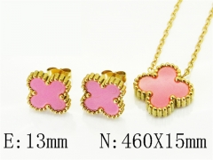 HY Wholesale Jewelry Set 316L Stainless Steel jewelry Set Fashion Jewelry-HY35S0060FKL