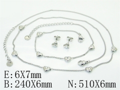 HY Wholesale Jewelry Set 316L Stainless Steel jewelry Set Fashion Jewelry-HY30S0267IJF