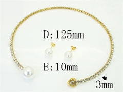 HY Wholesale Jewelry Set 316L Stainless Steel jewelry Set Fashion Jewelry-HY59S2622HOX