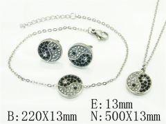 HY Wholesale Jewelry Set 316L Stainless Steel jewelry Set Fashion Jewelry-HY59S2608HKC