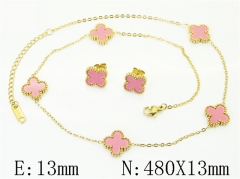 HY Wholesale Jewelry Set 316L Stainless Steel jewelry Set Fashion Jewelry-HY35S0051ZOL