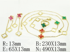 HY Wholesale Jewelry Set 316L Stainless Steel jewelry Set Fashion Jewelry-HY35S0121HOX