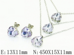 HY Wholesale Jewelry Set 316L Stainless Steel jewelry Set Fashion Jewelry-HY92S0232HIR