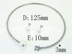 HY Wholesale Jewelry Set 316L Stainless Steel jewelry Set Fashion Jewelry-HY59S2629HMZ