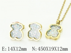 HY Wholesale Jewelry Set 316L Stainless Steel jewelry Set Fashion Jewelry-HY64S1462HLS