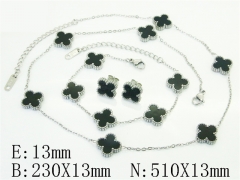 HY Wholesale Jewelry Set 316L Stainless Steel jewelry Set Fashion Jewelry-HY59S2596HPD