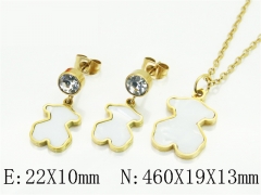 HY Wholesale Jewelry Set 316L Stainless Steel jewelry Set Fashion Jewelry-HY80S0203CNL