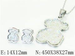 HY Wholesale Jewelry Set 316L Stainless Steel jewelry Set Fashion Jewelry-HY64S1457HLD