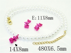 HY Wholesale Jewelry Set 316L Stainless Steel jewelry Set Fashion Jewelry-HY64S1472IQQ