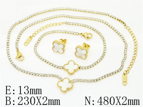 HY Wholesale Jewelry Set 316L Stainless Steel jewelry Set Fashion Jewelry-HY59S2606IIL