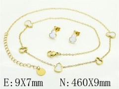 HY Wholesale Jewelry Set 316L Stainless Steel jewelry Set Fashion Jewelry-HY32S0260HHF