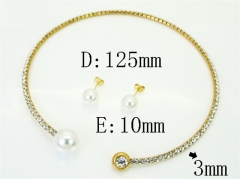 HY Wholesale Jewelry Set 316L Stainless Steel jewelry Set Fashion Jewelry-HY59S2621HOC