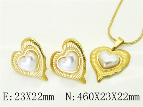 HY Wholesale Jewelry Set 316L Stainless Steel jewelry Set Fashion Jewelry-HY32S0247HJR