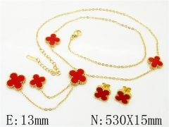 HY Wholesale Jewelry Set 316L Stainless Steel jewelry Set Fashion Jewelry-HY62S0552HYY