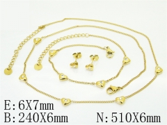 HY Wholesale Jewelry Set 316L Stainless Steel jewelry Set Fashion Jewelry-HY30S0268IOA