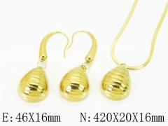 HY Wholesale Jewelry Set 316L Stainless Steel jewelry Set Fashion Jewelry-HY92S0229HLE