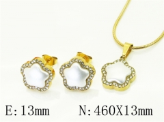 HY Wholesale Jewelry Set 316L Stainless Steel jewelry Set Fashion Jewelry-HY32S0242HKE