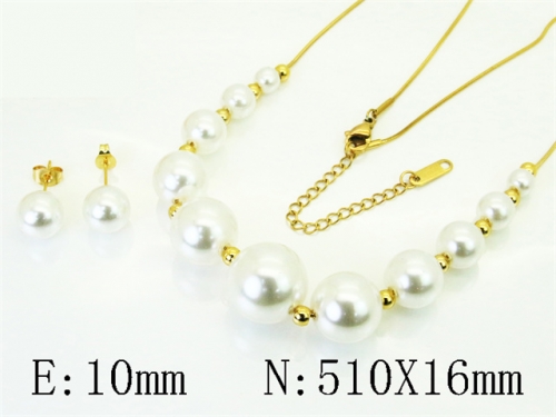 HY Wholesale Jewelry Set 316L Stainless Steel jewelry Set Fashion Jewelry-HY59S2591OL